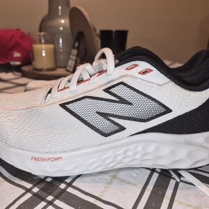 New Balance Black and White Running Shoes